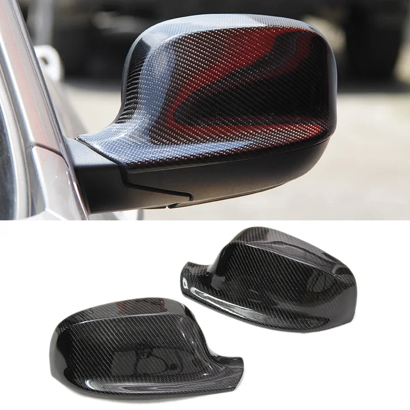 

For 2010-2013 BMW X1 X3 E84 F25 Real Carbon Fiber Exterior Reversing Mirror Housing Cover Shell Add on Style&replacement Style