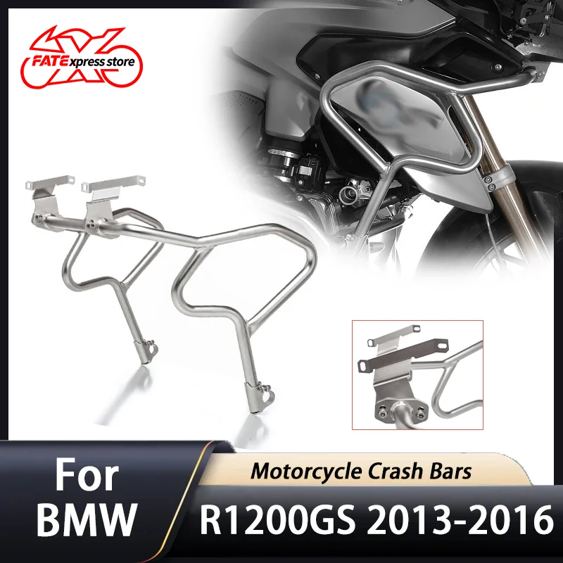 

For BMW R1200GS R1200 GS LC Motorcycle Upper Crash Bar Engine Guard AccessoriesStung Cage Highway Bumper 2013-2016 2015 2014