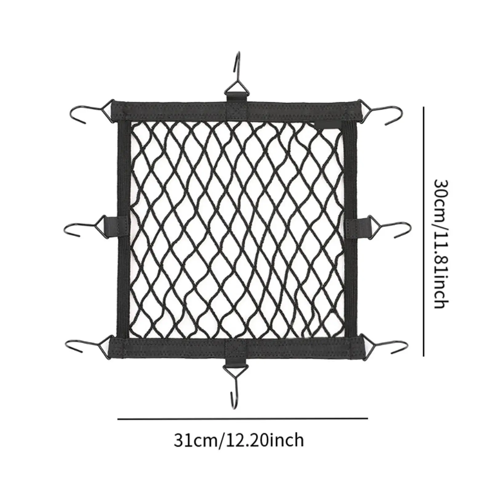 

Durable Polyester Helmets Net Motorcycle Cargo Mesh Adjustable Elastic Organizer Heavy Duty Rear Rack Cover for Motorbike