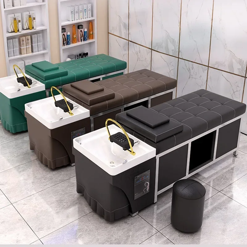 

Shaving Shampoo Chair Hairdressing Beauty Salon Chair Head Spa Equipment Hair Washing Massage Bed Chaise De Coiffure Furniture