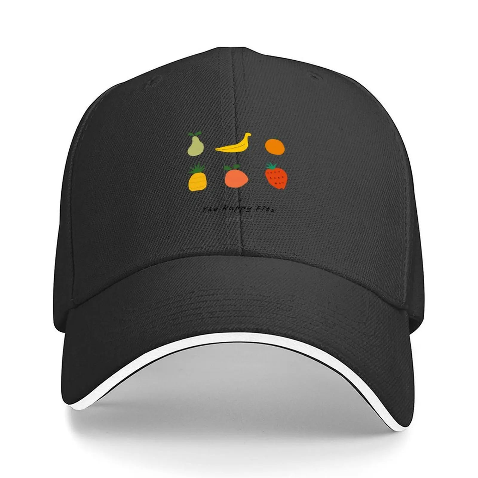 

The Happy Fits Fruit Collage Baseball Cap Sunhat New In The Hat tea Hat Sun Hat For Children Hats For Women Men's