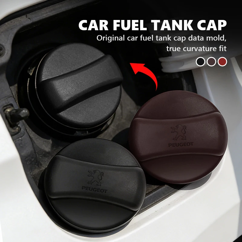 Silicone Car Fuel Tank Cover Fill Cover Protective Accessories For Peugeot Expert Rifter 206 307 308 3008 207 208 407 508 2008