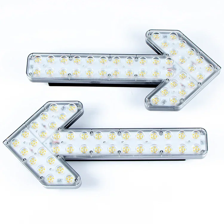 2026 LED Arrow Light Flashing Warning Guide Lights for emergency or works vehicles