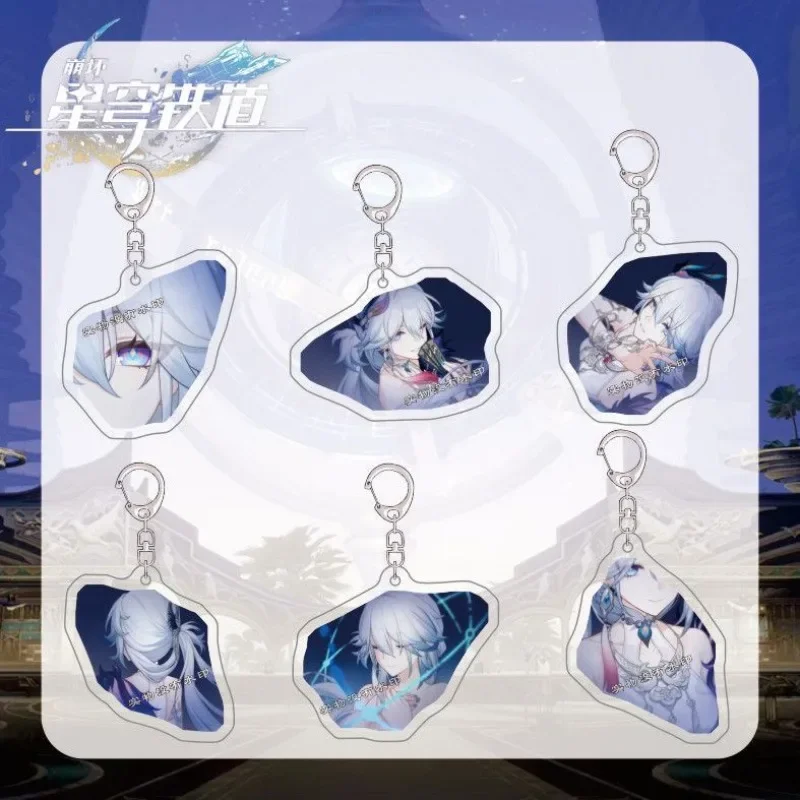 Hot Honkai:Star Rail Yao Guang 1-6 Eidolon Acrylic Strap Lanyard For Mobile Phone Case Car Keychain Phonestrap Doll Accessories
