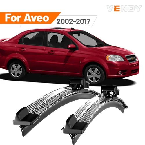 Para Chevrolet Aveo T200 T250 T300 2002-2017 2003 2010 2011 2012 2013 2014 2 uds limpiaparabrisas delantero limpiaparabrisas