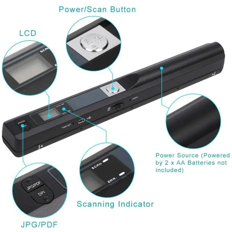 Scanner Offices Scanner Portable Handheld Scanner Offline Scanner