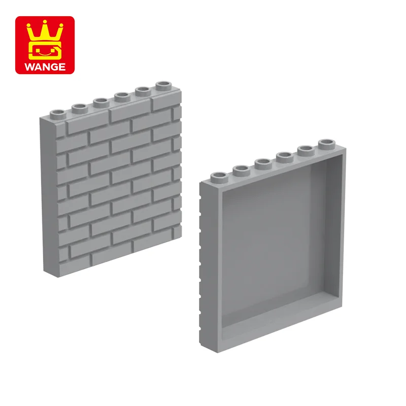 14Pcs/pot 98283W 15533W 5x6 Wall Building Blocks Moc Palace Accessories Compatible With Assembles Bricks Children Toys Gift Box
