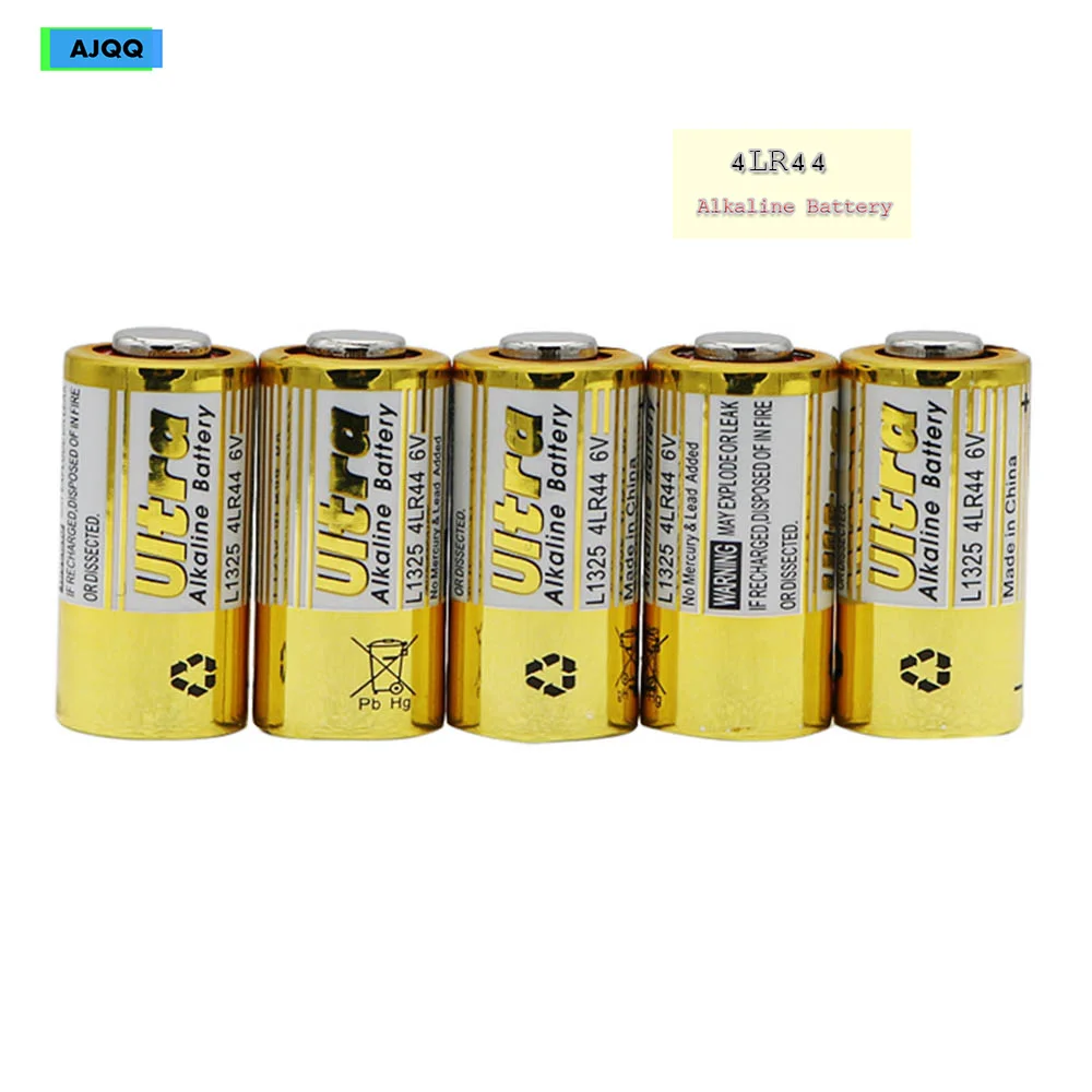 

64pcs 4LR44 6V Dry Alkaline Batteries for Dog Training Shock Collars A544V 4034PX PX28A L1325 4AG13 544 4A76 Camera Battery