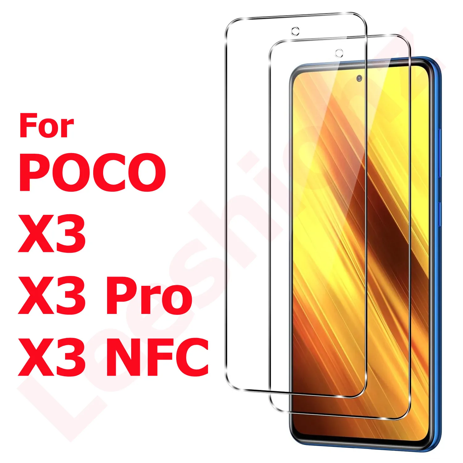 

For POCO X3 X3pro NFC tempered glass high-definition anti drop function intelligent screen protector glass film