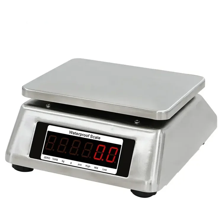 Veidt Weighing 30kg/2g ACS-703 Food Price Vegetable Seafood Machine Digital Weight Scale Waterproof Weighing Kitchen Scales