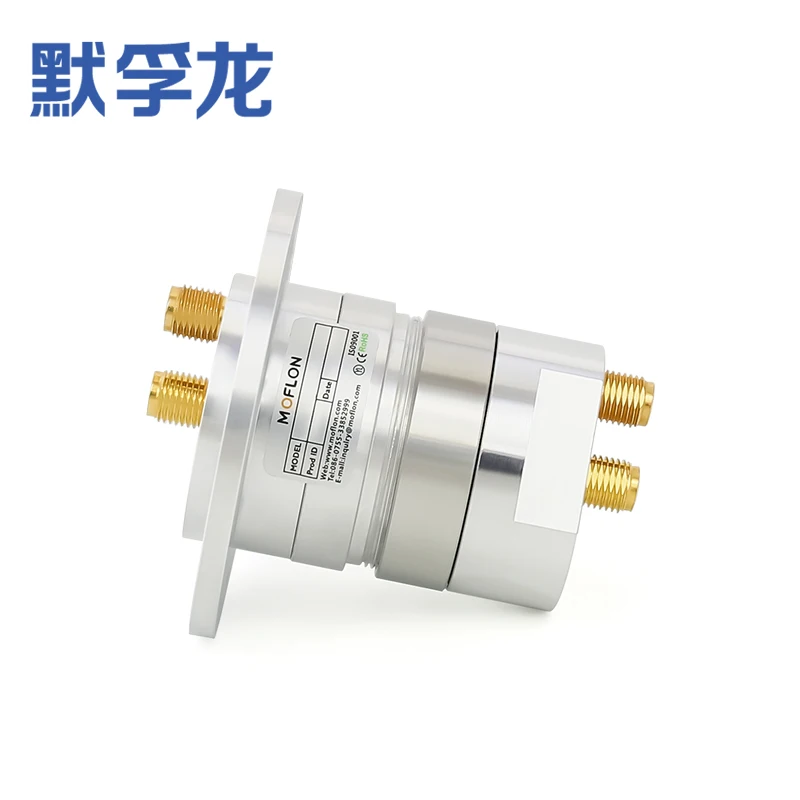 2 Way High Frequency Slip Ring RF Rotary Joint Coaxial Connector for Smooth Signal Transmission