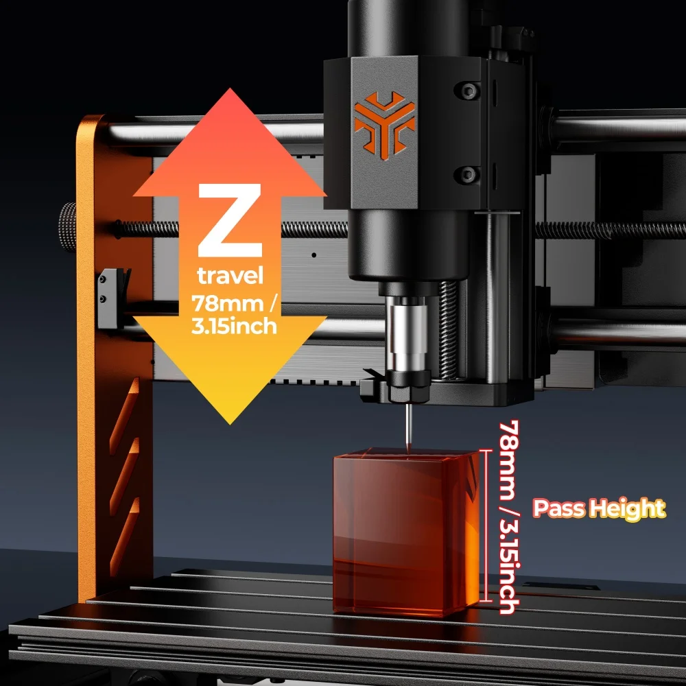 ACMER 3S 3018 CNC-Fräsmaschine 500 W Spindel Not-Stop 3-Achsen GRBL Offline-Steuerung Schnitzen Schneiden Holz PCB Stein Metall