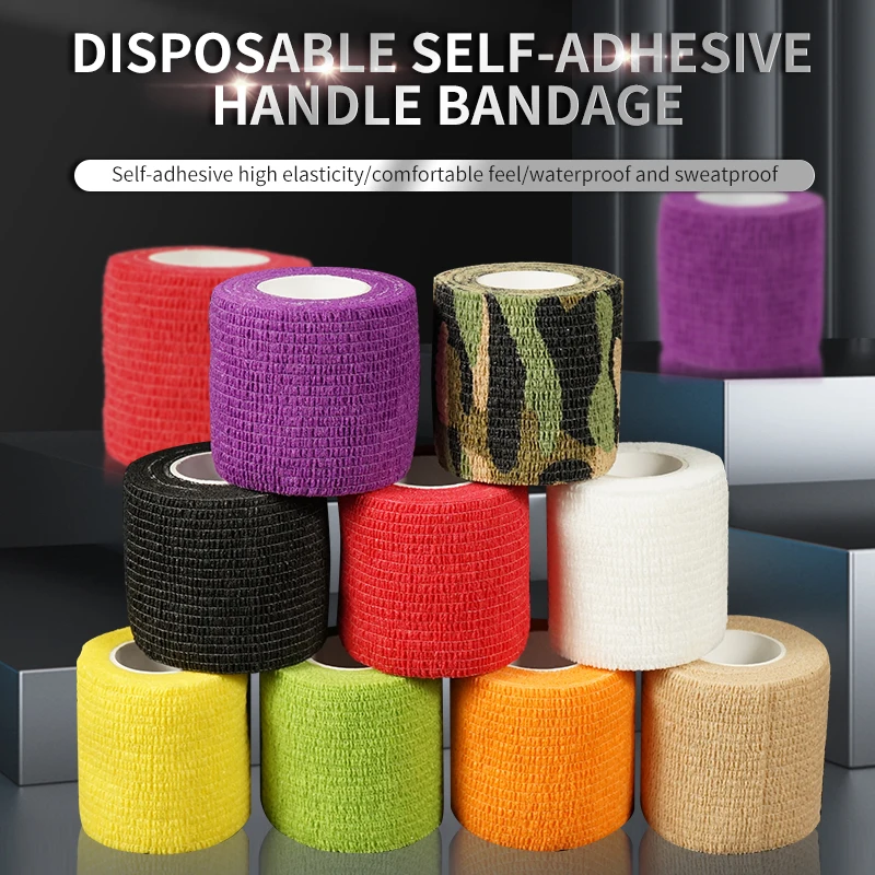 

5/10/20Pcs Disposable Tattoo Bandage Sport Wrap Self Adhesive Elastic Bandage For Handle Tattoo Tape Permanent Makeup Accessorie