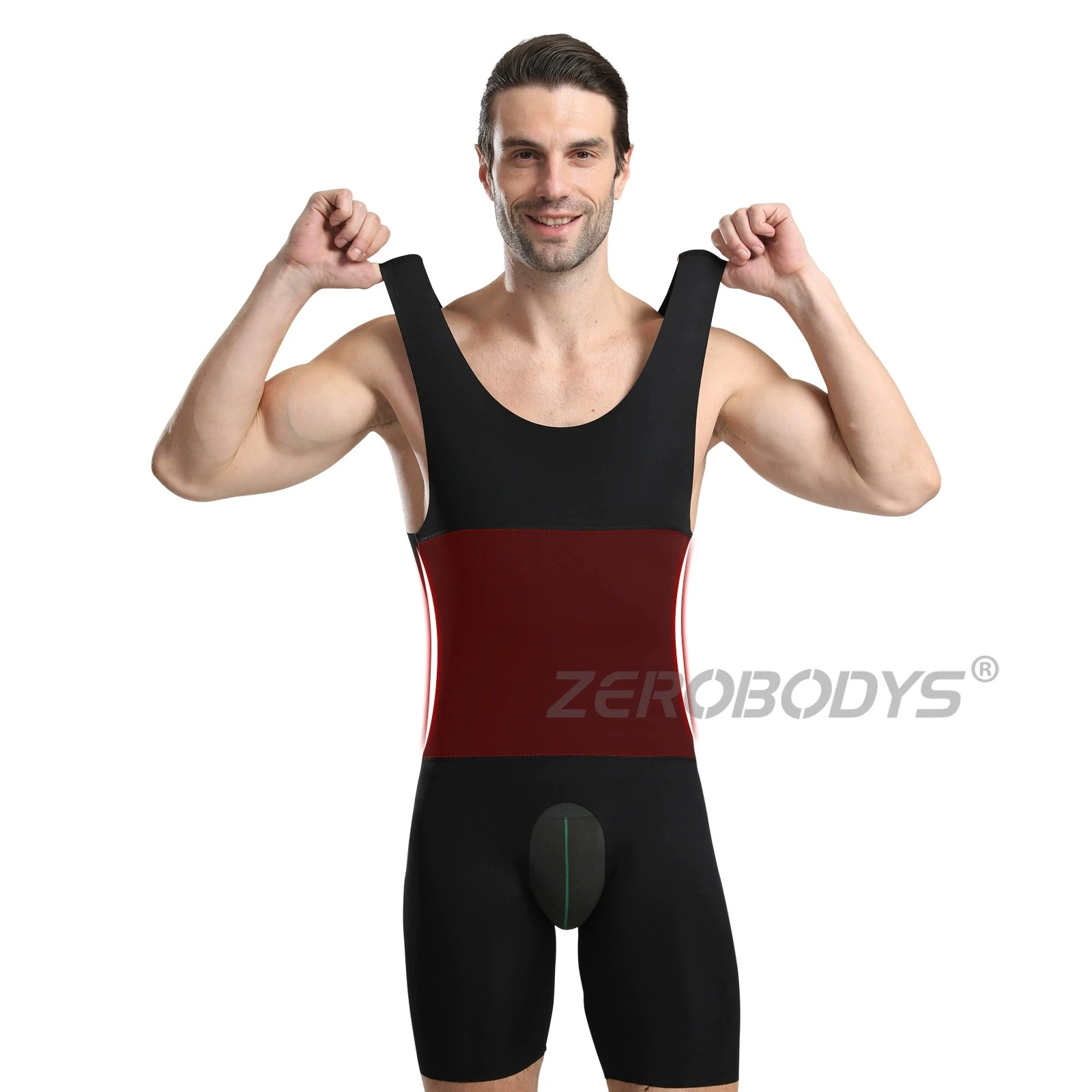 

Men Full Body Shaper Sleeveless Slimming Vest Underwear Compression Seam-free Bodysuit Shapewear Tummy Control Faja Para Hombres