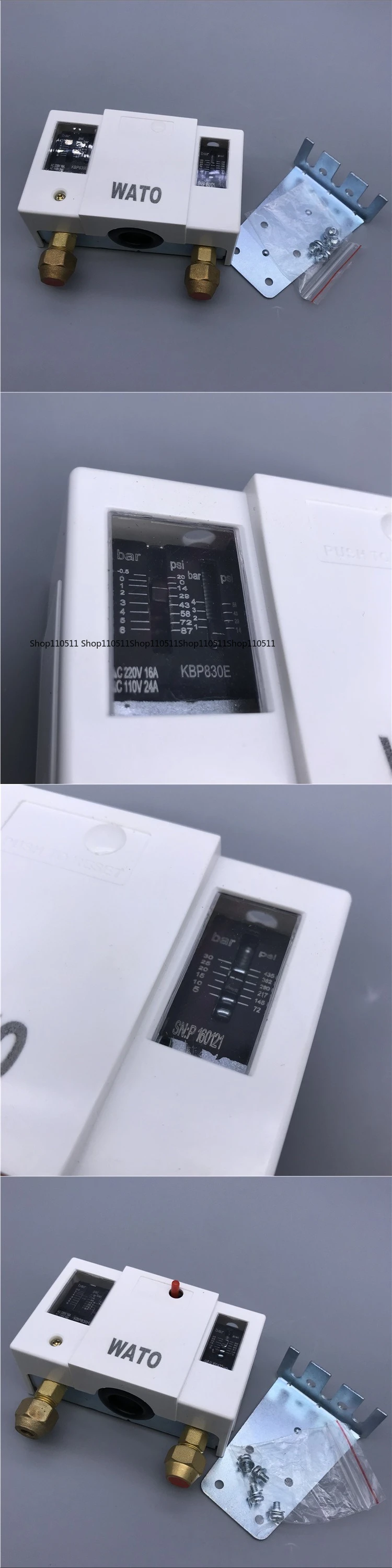 

High and Low Pressure Controller Protection Switch Air Conditioning Pressure Control Thread Automatic P830HLME
