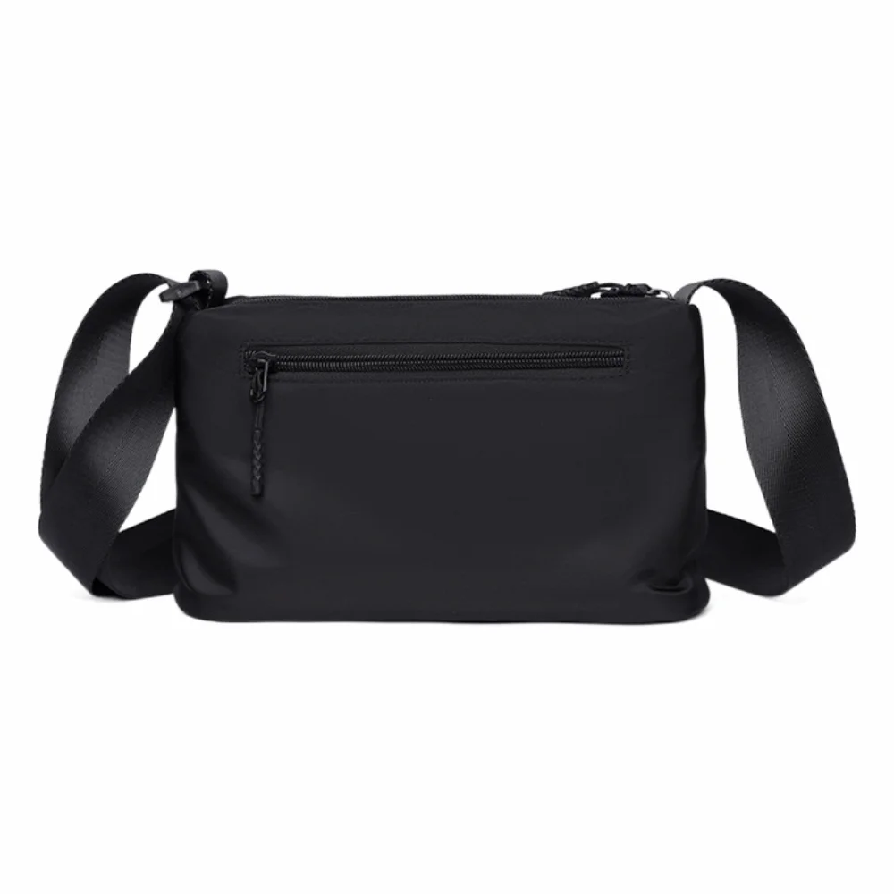 حقيبة كروس للرجال مقاومة للماء بسعة كبيرة مع جيوب متعددة حقيبة كتف للطلاب من قماش أكسفورد حقيبة ساعي البريد من النايلون