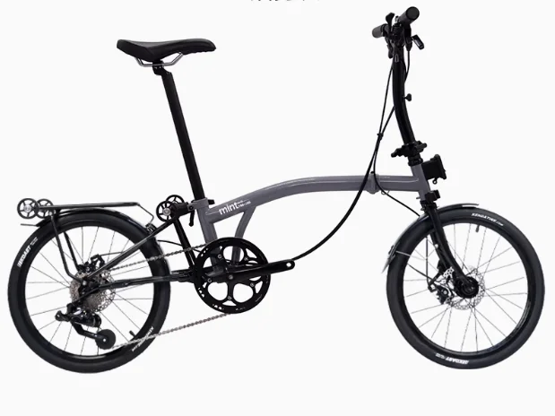 Disc Brake Fashion Vouwfiets 20 inch 9-versnellingen Opvouwbaar Hoogwaardig Molybdeen Staal Frame T9D-20D Drievoudig Opvouwbare Fiets