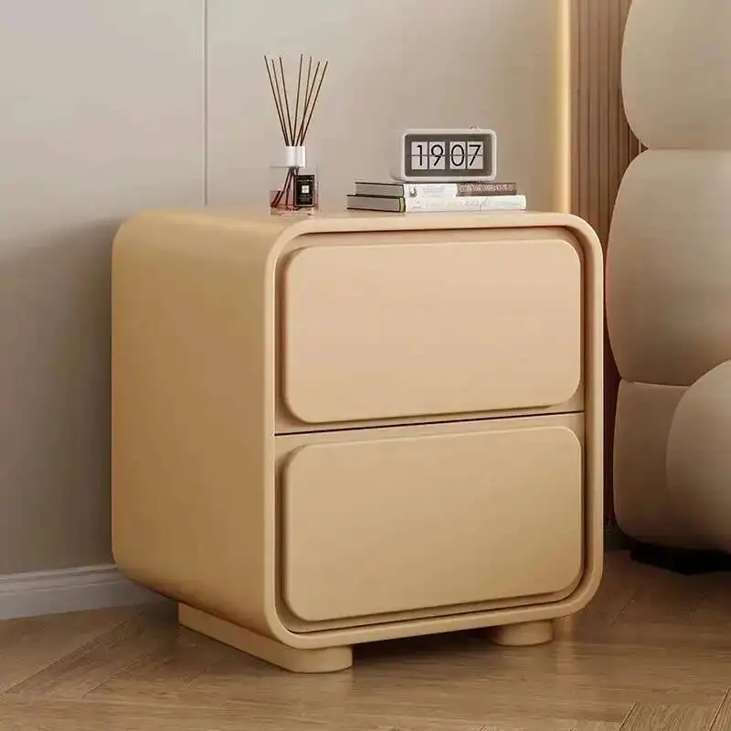 

Designer Nightstands White Nordic Dress Side Smart Table Bedroom Mobile Table De Cabeceira Para Quarto Salon Furniture