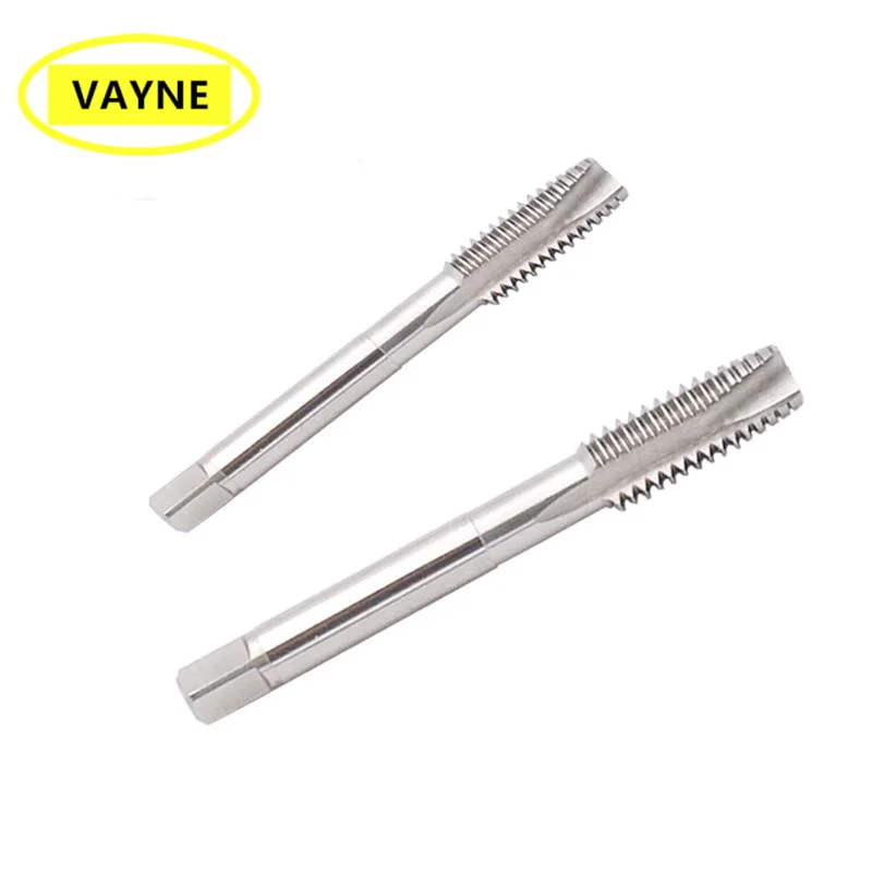 VAYNE HSSE grifos puntiagudos en espiral americanos UNC UNF UNS1-64 8-32 2-56 4-40 10-24 5/16-18 7/16-14 9/16 grifos de rosca fina con tornillo de máquina