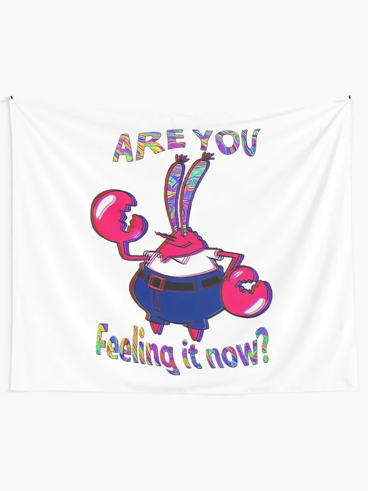 Are you feeling it now Mr. Krabs? Tapestry Wall Deco Anime Decor Decorative Paintings Aesthetic Room Decorations Tapestry