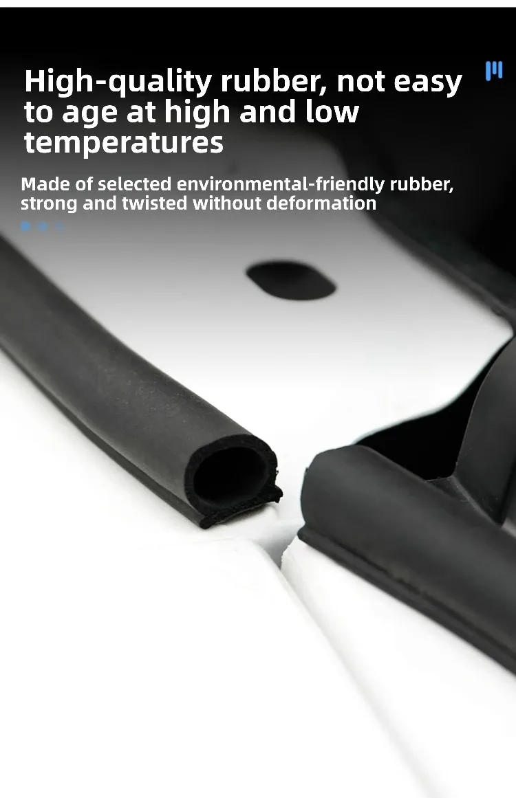 For BJ BAIC 212 T01 / EMC 212 Car Door Sound Insulation Strip Whole Car Dust and Noise Reduction Sealing Strip Accessories detail image 5