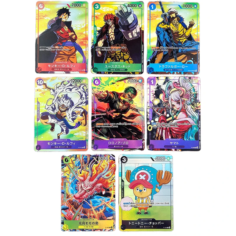 Anime Cards One Piece OPCG Boa Hancock Nami Law Ace Luffy Yamato OP04 Japanese Version Replica Game Anime Collection Cards