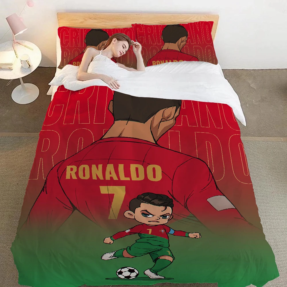 Luxury Cover Double Comforter Bedding Sets Bedding Set Duvet Cover Queen Comforter Sets Quilt Pillowcase Quilt C-cr7 Ronaldos