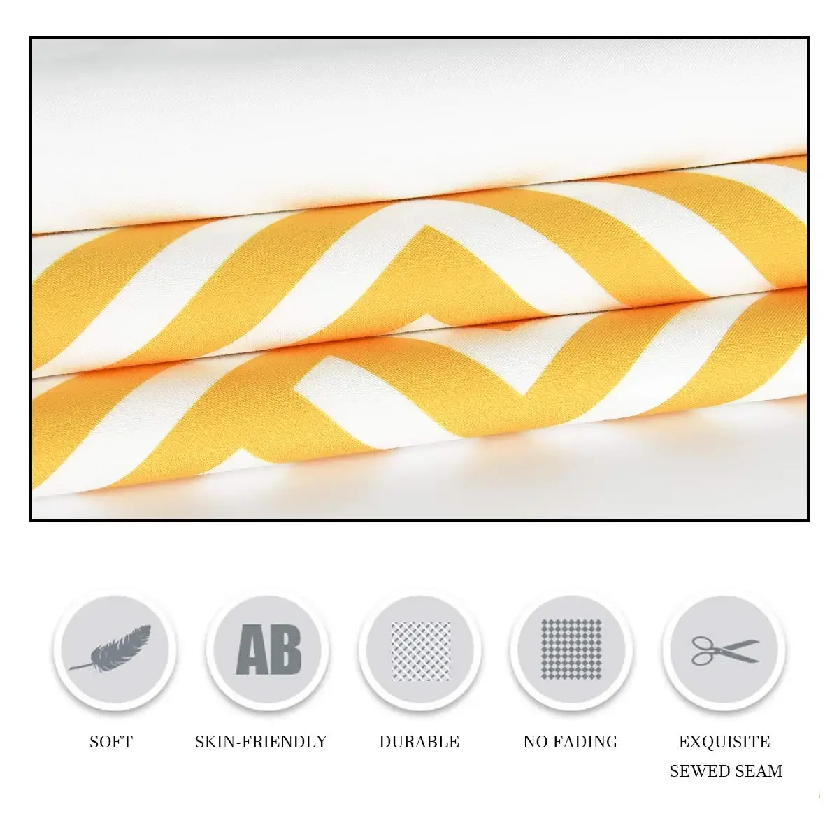 Giallo bianco geometrico breve peluche federa divano cuscino decorazione della casa può essere personalizzato per te 40x40 45x45 50x50