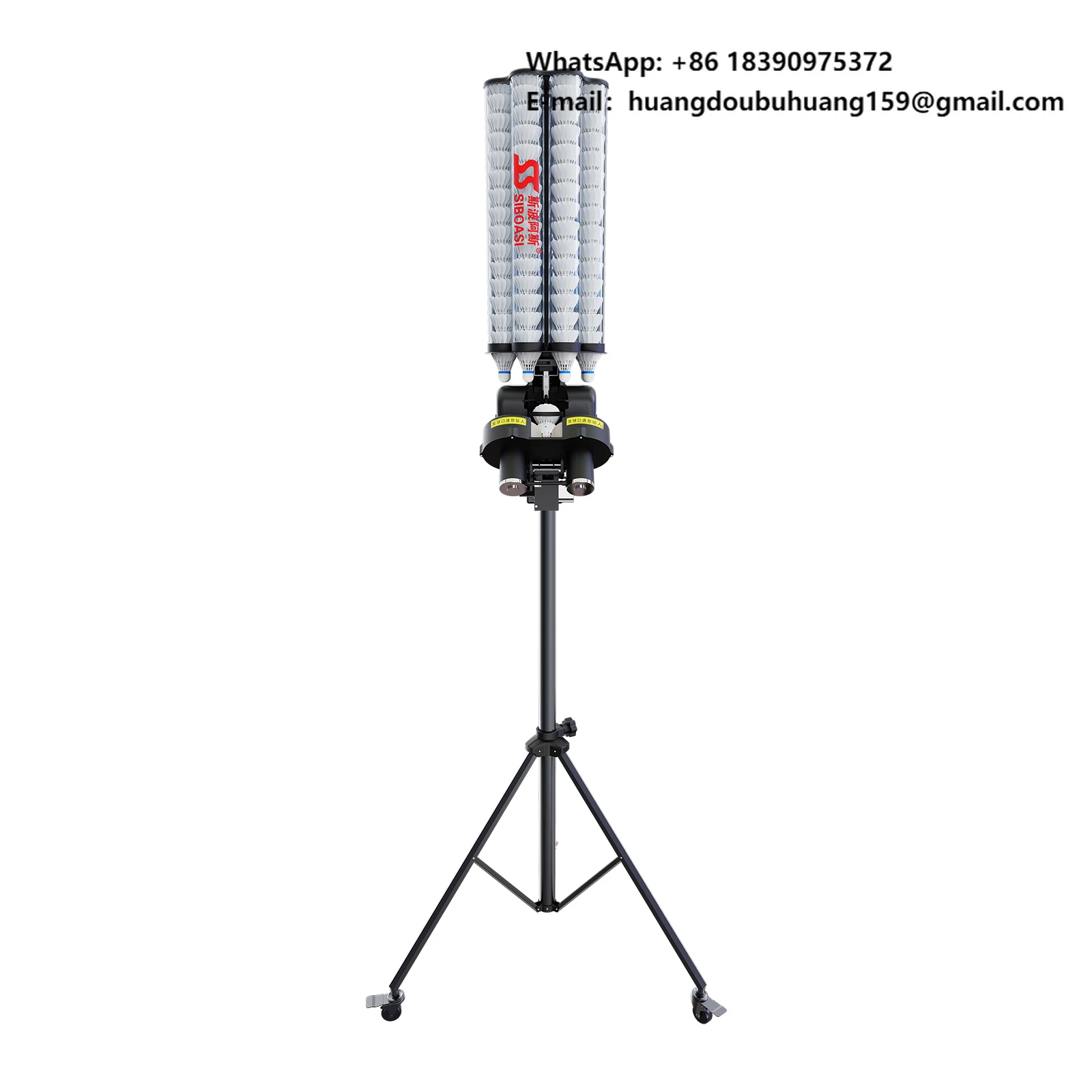 Siboasi B3 Badminton Shuttlecock Shooting Machine Training Equipment with Remote Control in factory price