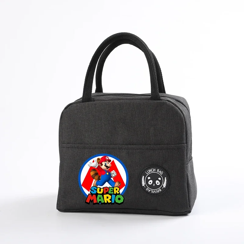 Super Mario Lunch Box Waterproof Tote Packs coibentato Boxs Lunch Tote Bag riutilizzabile per donna Mens Perfects Office escursionismo picnic