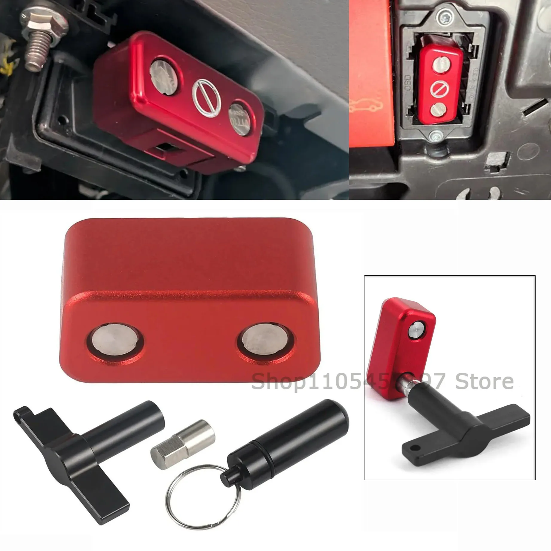 OBD Port Security Anti-Theft Lock Tool Block Access Kit for All 1996+ Vehicles OBD2 Port Connector POM Car Anti-Theft Accessorie
