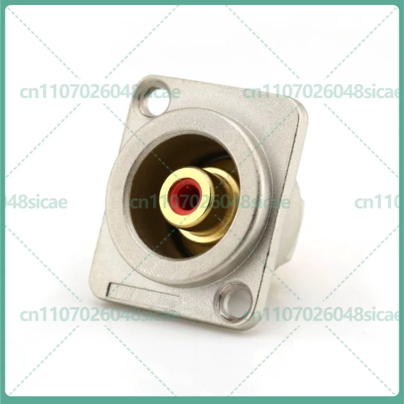 1-5pcs For AMPHENOL ACJD Series Gold Plated RCA Female Socket Audio Phono Jack Amplifier Speaker Replacement Accessory