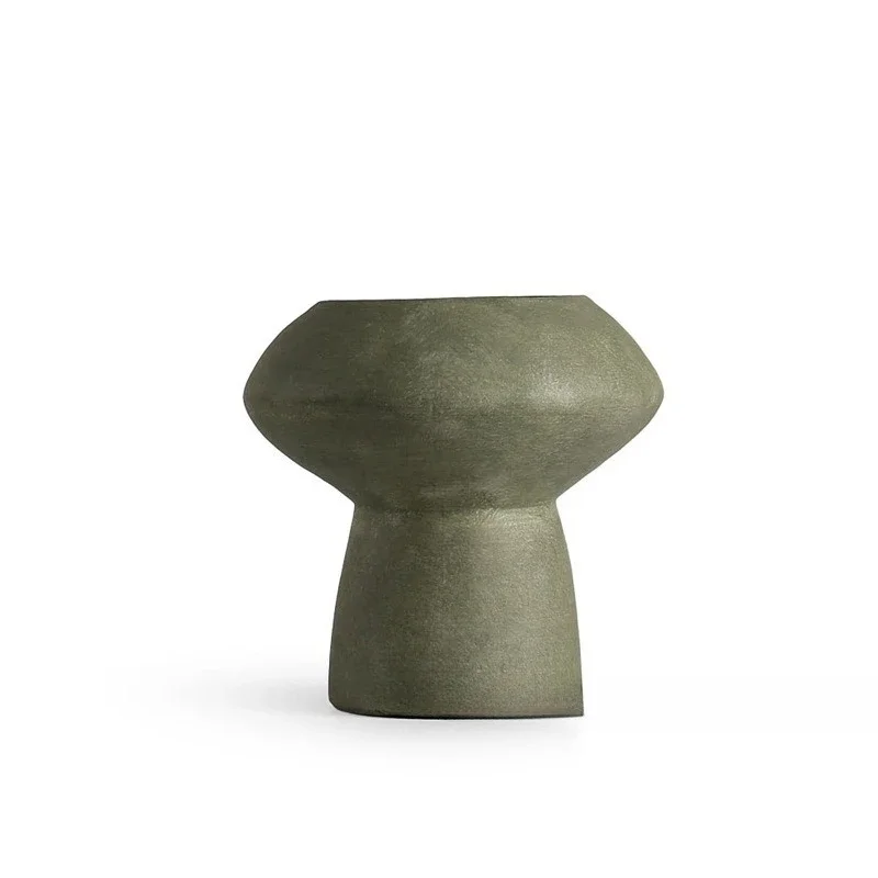 

Wabi Sansan Morandi Color Ceramic Vase Home Study Geometric Flower Vase