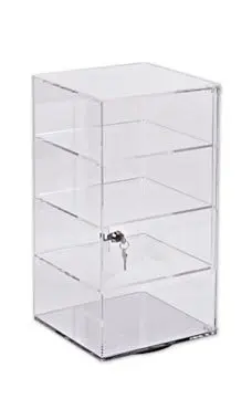 

Акриловая прозрачная витрина с замком, бутиковая подарочная витрина для ювелирных изделий, по индивидуальному заказу производителей Dongguan