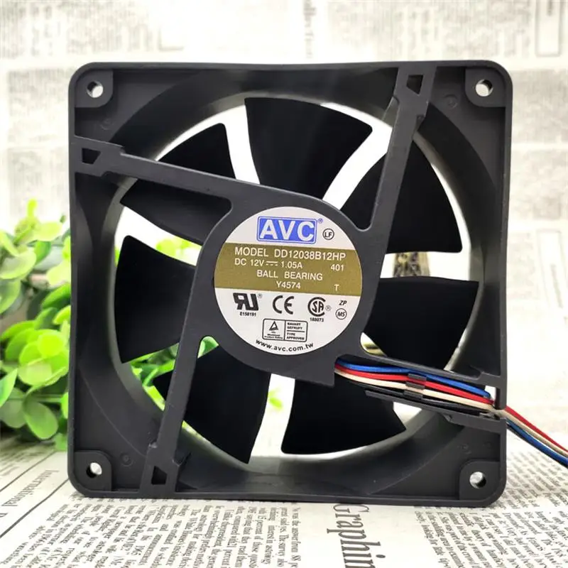 Cooling Server Fan For AVC DD12038B12HP 12038 12V 1.05A 12CM Speed