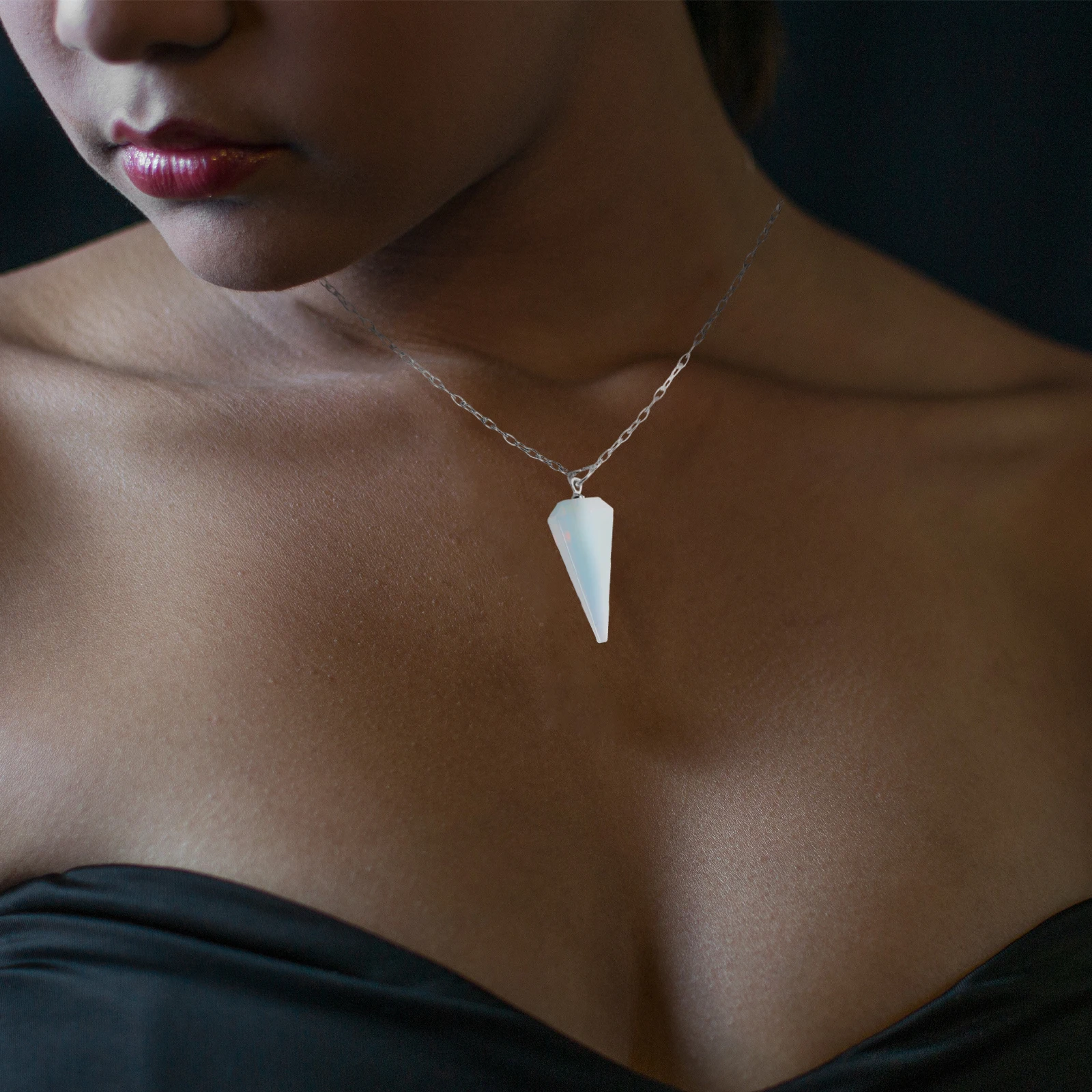 

Подвеска-маятник из натурального кристалла с шестиугольным маятником, прочная, тонкая работа, удобный, подходящий, подарок на вечеринку и фестивалю