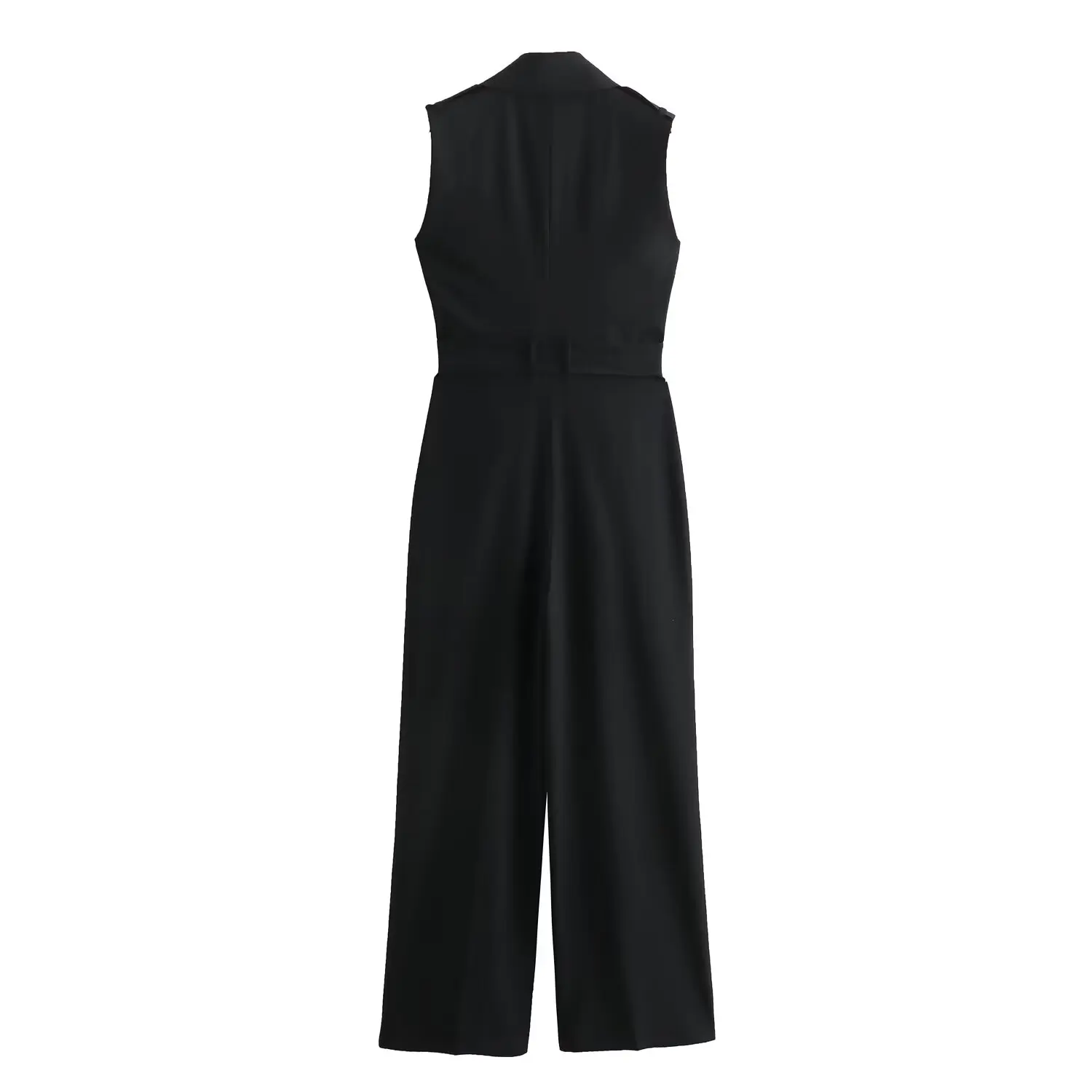 

Jenny&Dave Office Ladies Minimalism Black Jumpsuits Women Tank Jumpsuits Fashion Backless