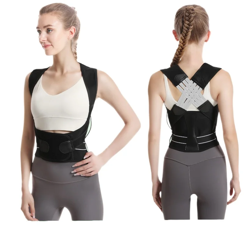 Back Brace Posture Corrector for Women and Men, Shoulder Straightener Adjustable Full Back Support Upper and Lower Pain Relief