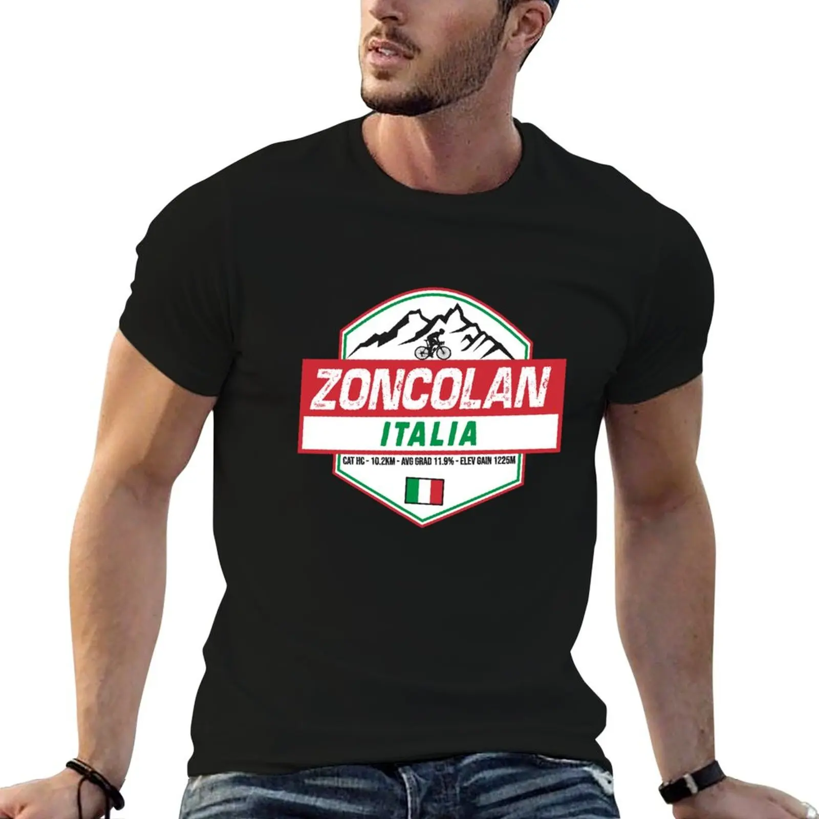 

Monte Zoncolan Cycling Italy T-Shirt printed t shirts for man man t shirt designer T-Shirt