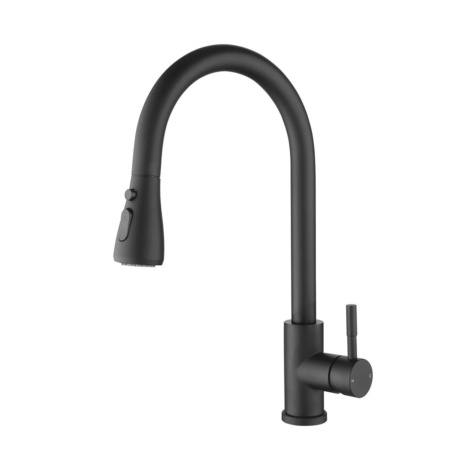 

Stainless Steel Kitchen Faucet Single Hole Pull Out Spout Kitchen Sink Mixer Tap Stream Sprayer Head