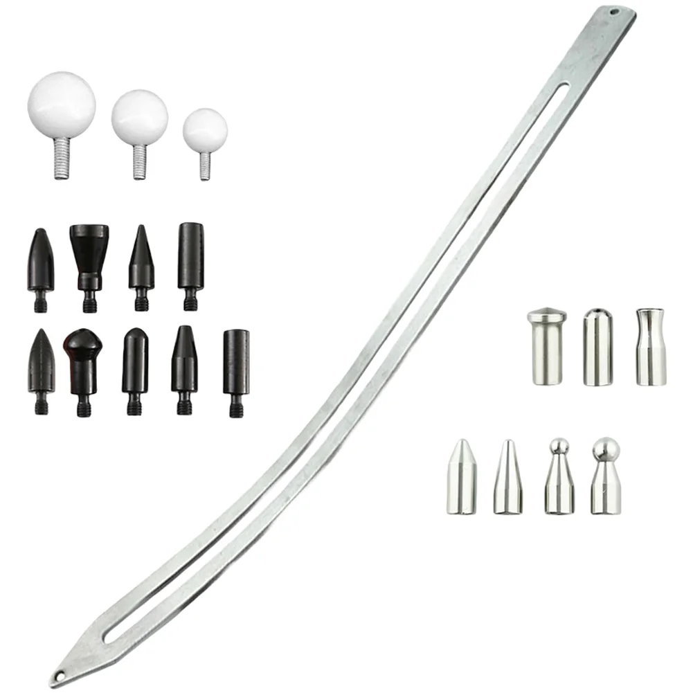 For Car Body Repair Tool Set for Paintless Dent Correction Including Wheel Eyebrow Forming and Panel Adjustment