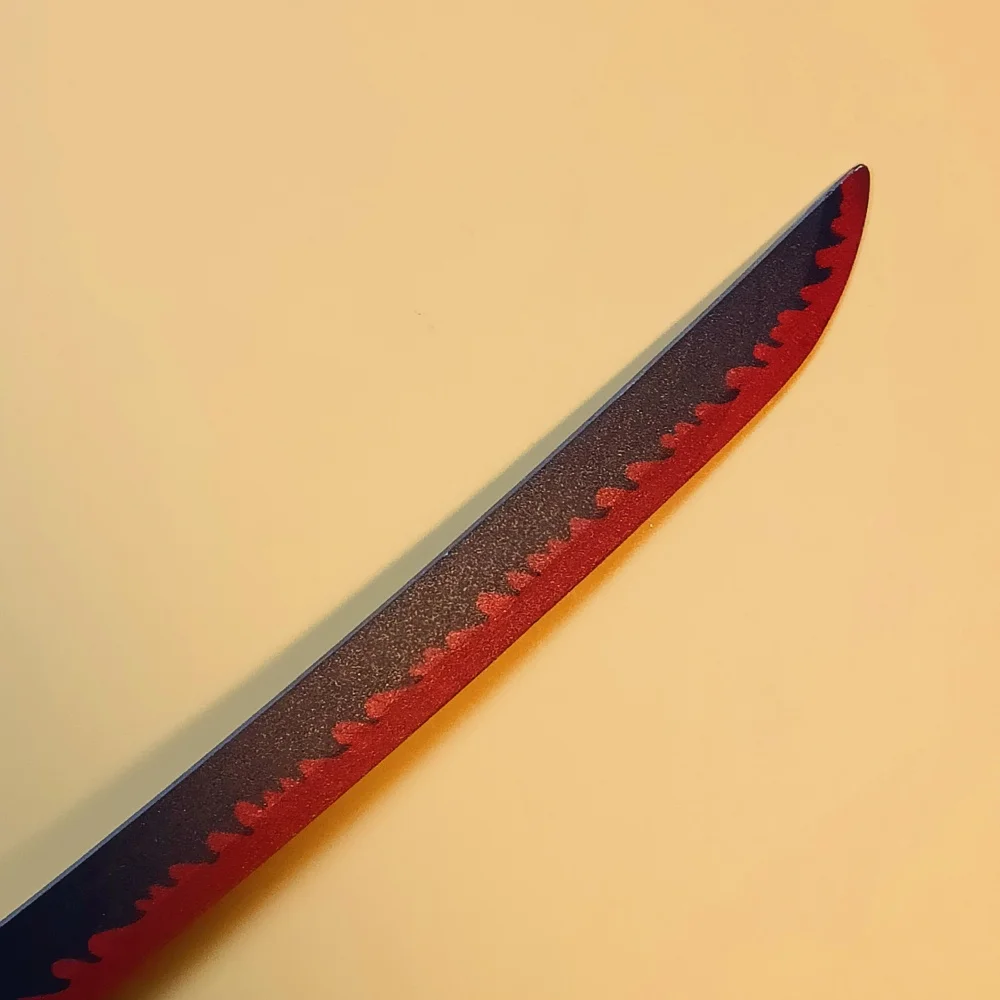 16 cali (42 cm) Katana Miecz Anime Cosplay Rekwizyt Nóż Ninja Prawdziwy Plastikowy Nóż Ninja Japońska Katana Szabla Samurajska Niedziurawa Zabawka Prezent