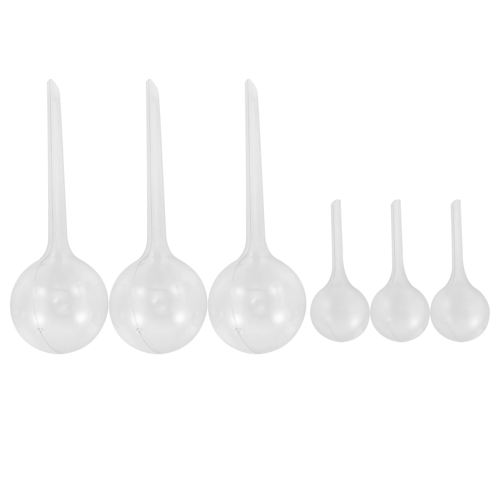 

6 Pcs Clear Plant Watering Bulbs Garden Watering Globes Plastic Self-Watering Globes Garden Water Device for Plant