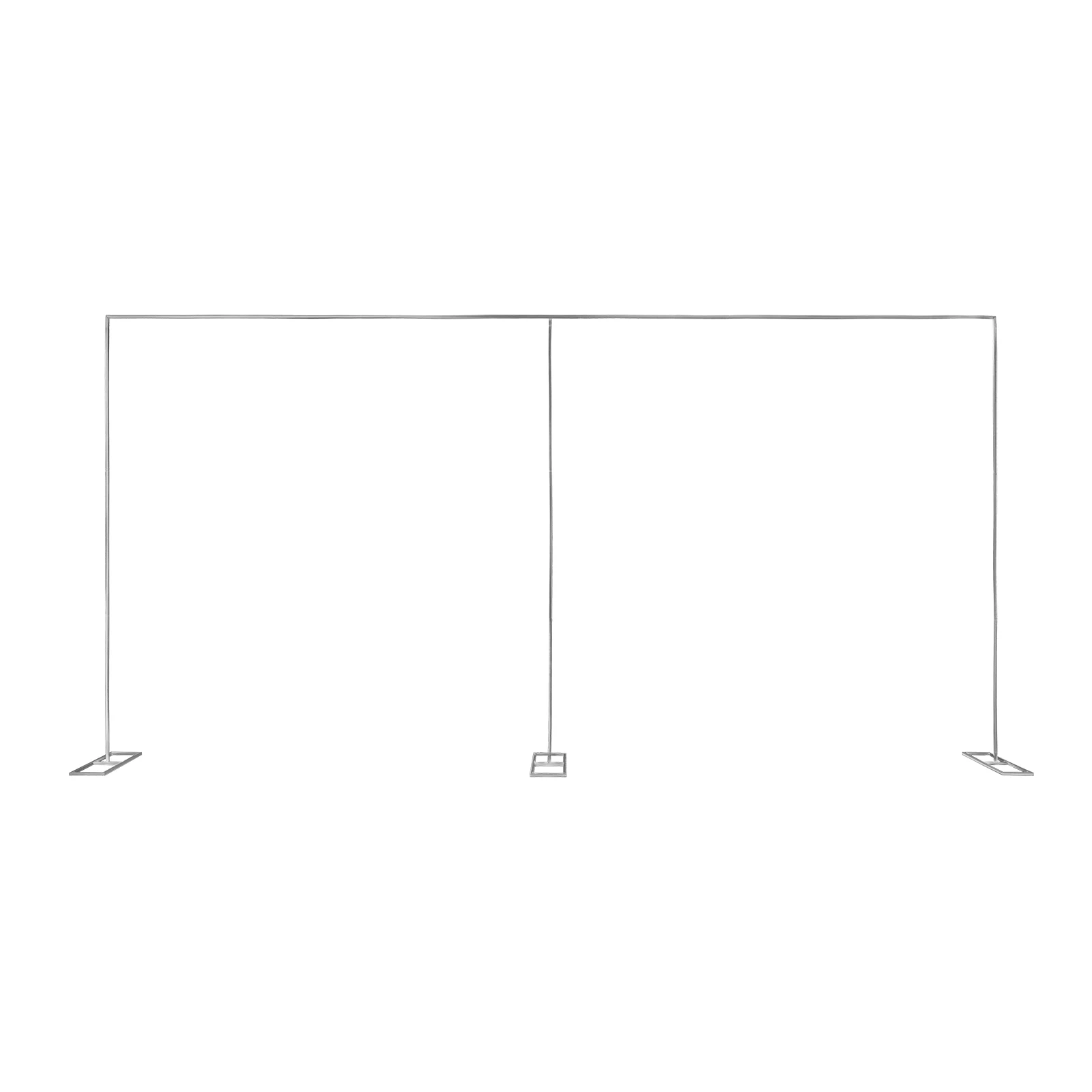 Heavy Duty Backdrop Stand, 10x20FT Metal Square Backdrop Stand For Parties Wedding ceremony, Birthday, Christmas Parties, Banque