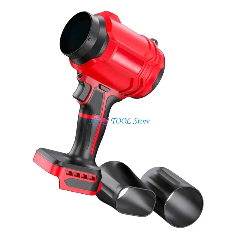 L8RC 21V Battery Powered Blower 40000RPM Brushless Motor 2 Nozzles Portable Handheld Tool For Functional Use