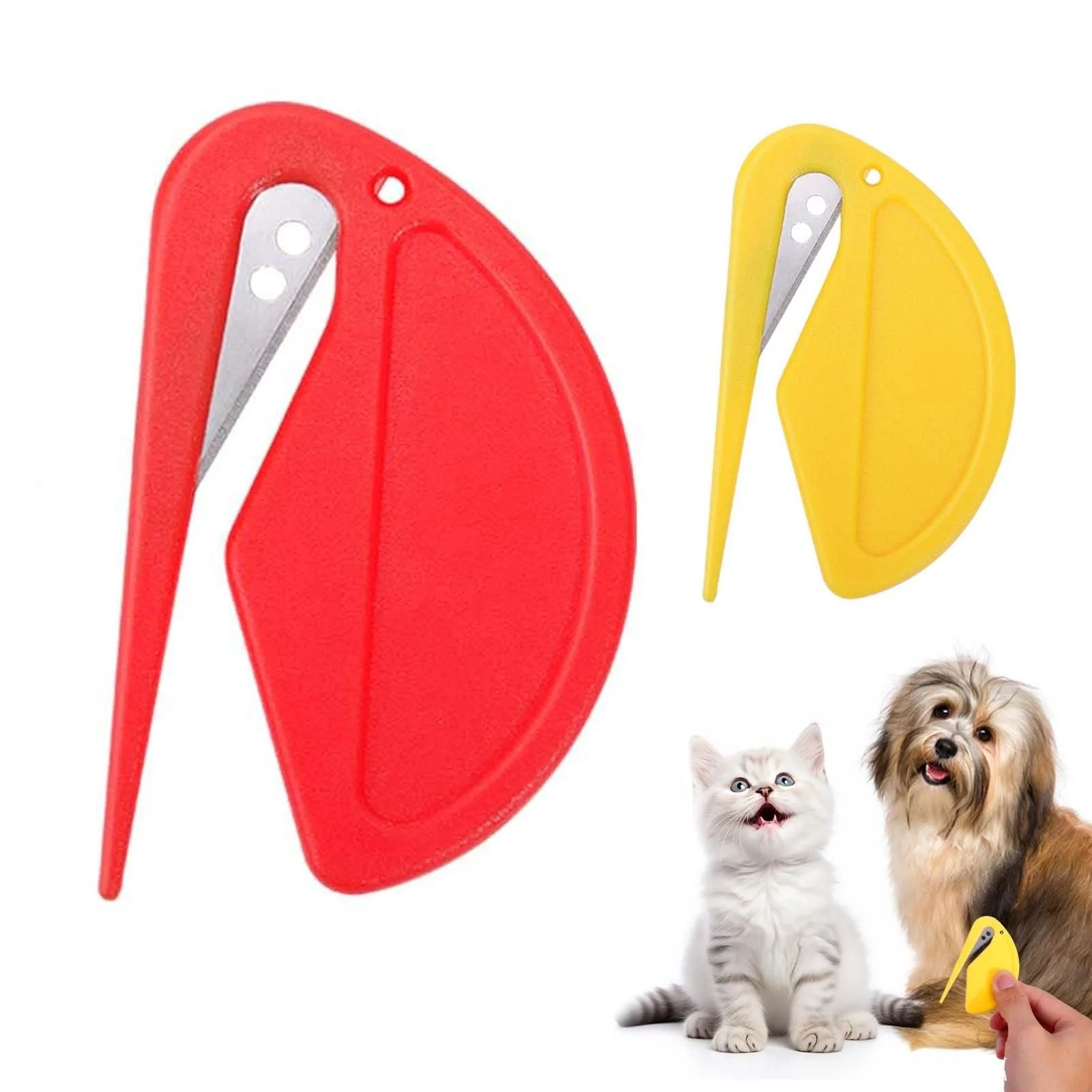 Knotting Comb Pet Grooming Tool, De Knotting Comb for Dog,Cats,Multifunctional Pet Hair Shedding Tool Supplies for Removing Tang