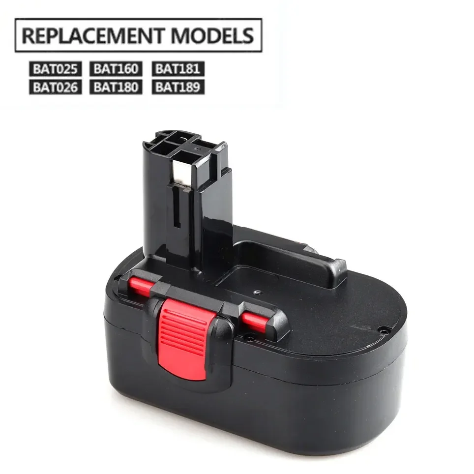 For Bosch 18V 6.8AH Ni-MH Remplacement Battery pour For Bosch BAT025 BAT026 BAT160 2607335735 2607335277 PSR18 VE-2 GSR18