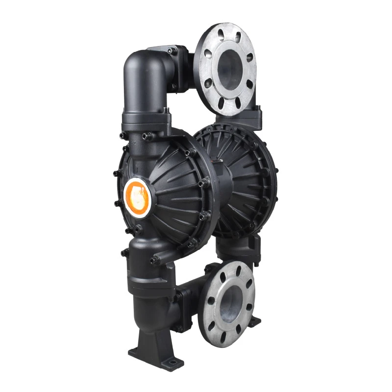 QBY3-80 aluminum alloy three-inch diaphragm pump, non-clogging sludge sewage pump