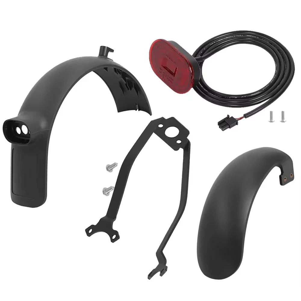 Para xiaomi mi4 ultra scooter elétrico peças dianteiro traseiro paralama fender conjunto de suporte luz traseira kickscooter acessórios luz traseira