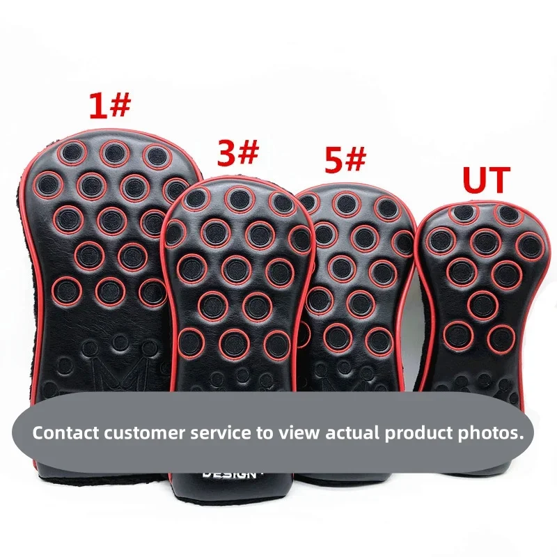 

Golf trainer accessories, high-quality Pu plush head cover, driver putter cover, golf club fairway Woods, free shipping